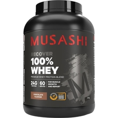 Bột uống bổ sung protein Musashi 100% Whey