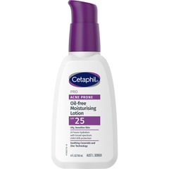 Sữa dưỡng ẩm cho da mụn Cetaphil Pro Acne Prone Oil Free Facial Moisturising Lotion SPF 25