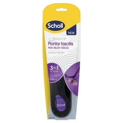 Miếng lót giày chỉnh hình hỗ trợ giảm đau viêm cân gót chân Scholl In Balance Pain Relief Plantar Fasciitis Orthotic Insole