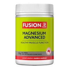 Bột uống bổ sung Magiê Fusion Magnesium Advanced Powder Lemon-Lime