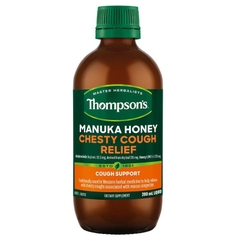 Siro giảm ho có đờm Thompson’s Manuka Honey Chesty Cough Relief