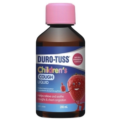 Siro ho cho trẻ em vị dâu DURO-TUSS Children's Cough Liquid Strawberry