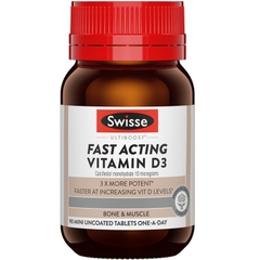 Viên uống bổ sung Vitamin D3 tác dụng nhanh Swisse Ultiboost Fast Acting Vitamin D3