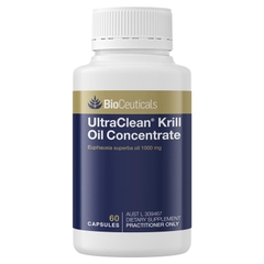 Viên tăng dẫn truyền thần kinh BioCeuticals UltraClean Krill Oil Concentrate 60 viên