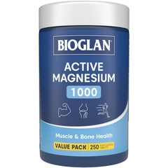 Viên uống bổ sung Magie Bioglan Active Magnesium 1000mg