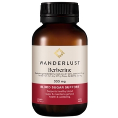 Viên uống hỗ trợ đường huyết Wanderlust Berberine 333mg