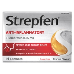 Viên ngậm kháng viêm giảm đau họng Strepfen Anti-Inflammatory Sore Throat Lozenges