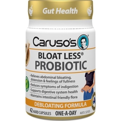 Men vi sinh hỗ trợ giảm đầy hơi Carusos Probiotic Bloat Less