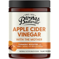 Giấm táo Barnes Naturals Apple Cider Vinegar with The Mother Turmeric Boost