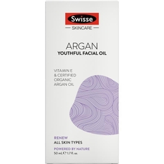 Tinh dầu dưỡng da mặt giúp trẻ hóa Swisse Skincare Argan Youthful Facial