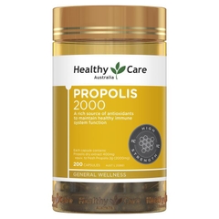 Keo ong của Úc Healthy Care Propolis 2000mg của Úc 200 viên