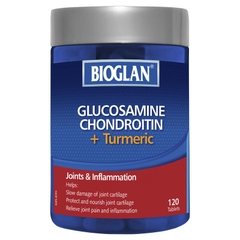 Viên uống bổ xương khớp Bioglan Glucosamine + Chondroitin + Turmeric 120 viên