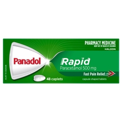 Giảm đau hạ sốt tác động nhanh Panadol Rapid Paracetamol 500mg viên oval