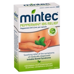Viên uống hỗ trợ hội chứng ruột kích thích Mintec Peppermint IBS Relief