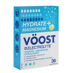 Viên sủi bù nước và bổ sung Magie Voost Hydrate + Magnesium Effervescent