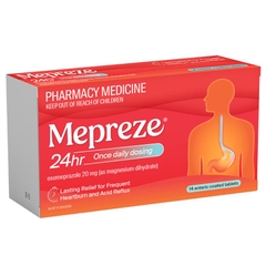 Viên uống giảm trào ngược dạ dày Mepreze 24Hr esomeprazole 20mg