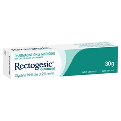 Thuốc mỡ bôi trị nứt kẽ hậu môn Rectogesic Ointment - Glyceryl Trinitrate 0,2% w/w (S3)