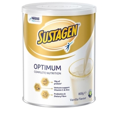 Sữa bột bổ sung dinh dưỡng Sustagen Optimum Nutritional Supplement Powder with Probiotics