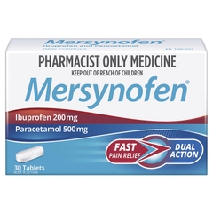 Viên uống giảm đau Mersynofen Pain Relief Paracetamol + Ibuprofen