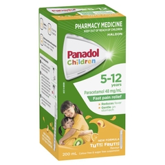 Siro giảm đau hạ sốt cho trẻ em Panadol Childrens 5-12 Years Tutti Frutti