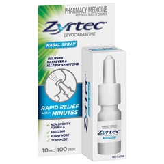 Chai xịt mũi giảm dị ứng và viêm mũi dị ứng Zyrtec Antihistamine Hayfever & Allergy Nasal Spray