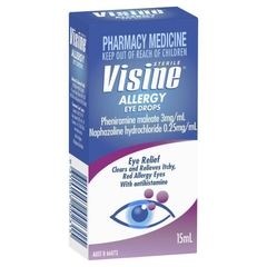 Thuốc nhỏ mắt giảm dị ứng Visine Allergy Eye Drops