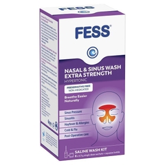Bộ dụng cụ rửa mũi xoang Fess Nasal & Sinus Wash Extra Strength Starter Kit