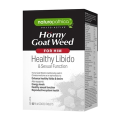 Viên uống hỗ trợ sinh lý nam Naturopathica Horny Goat Weed for Him
