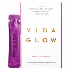 Nước uống Collagen làm đẹp da Vida Glow Liquid Collagen Skin Health Mixed Berry