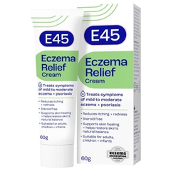 Kem bôi làm dịu bệnh chàm E45 Eczema Relief Cream
