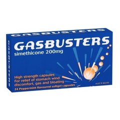 Viên nang hỗ trợ giảm đầy hơi Gasbusters Capsules Peppermint