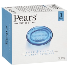 Xà phòng dịu nhẹ Pears Pure And Gentle With Mint Extracts Transparent Soap