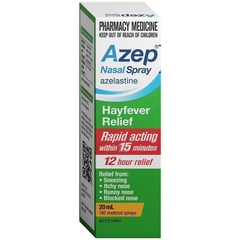 Xịt mũi giảm viêm mũi dị ứng Azep Hayfever Relief Nasal Spray