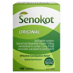 Viên uống nhuận tràng giảm táo bón Senokot Tablets Constipation Relief Laxative