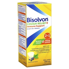 Si-rô ho hỗ trợ miễn dịch Bisolvon Cough Relief + Immune Support Family Cough 200ml