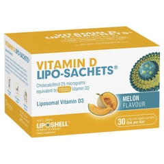 Dung dịch uống bổ sung Vitamin D Lipo-Sachets Vitamin D Melon