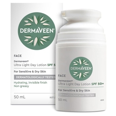 Sữa dưỡng chống nắng da mặt Dermaveen Face Ultralight Day Lotion SPF 50+