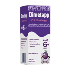 Siro giảm cảm lạnh và dị ứng Dimetapp Cold and Allergy