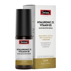 Tinh chất dưỡng sáng da Swisse Beauty Hyaluronic 2% Vitamin B5 Glow Booster Serum
