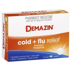 Viên uống hỗ trợ giảm cảm lạnh và cảm cúm Demazin Cold & Flu Relief
