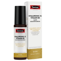 Tinh chất dưỡng sáng da Swisse Skincare Hyaluronic 2% Vitamin B5 Glow Booster Serum