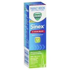 Chai xịt thông mũi Vicks Sinex Aloe Nasal Spray