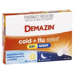 Viên uống giảm cảm cúm Demazin Cold & Flu Relief Day + Night