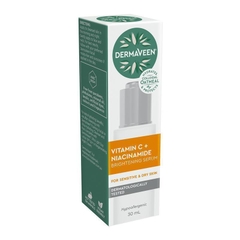 Tinh chất dưỡng sáng da DermaVeen Face Vitamin C + Niacinamide Brightening Serum