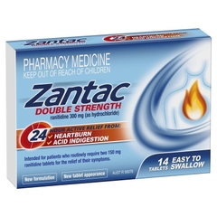 Viên uống giảm axit dạ dày Zantac Double Strength 24 Hour Ranitidine 300mg