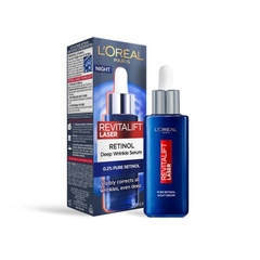 Tinh chất chống lão hóa ban đêm L'Oreal Paris Revitalift Laser Pure Retinol Night Serum