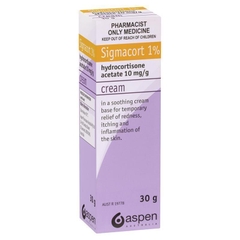 Kem bôi giảm viêm ngứa Sigmacort 1% Cream Hydrocortisone (S3)