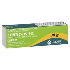 Kem bôi da giảm viêm ngứa Cortic DS Cream 1% 30g - Hydrocortisone (S3)