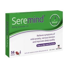Viên uống hỗ trợ giảm căng thẳng lo âu Seremind lavender oil 80 mg