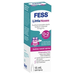 Xịt mũi nước muối sinh lý cho bé Fess Little Noses Saline Nose Spray Single